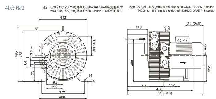 4LG620尺寸图