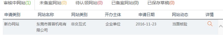 公安备案审核